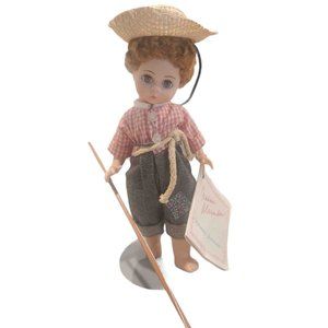 Vtg Madame Alexander Miniature Showcase Huckleberry Finn Doll 8"